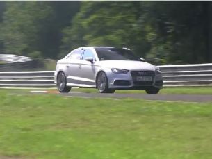 Журналисты записали процесс тестирования Audi S3 Plus в Нюрбургринге