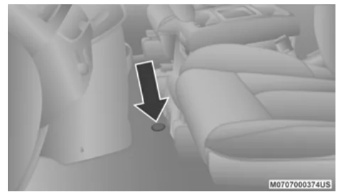 Запасное колесо — Dodge Grand Caravan, рисунок из руководства по эксплуатации